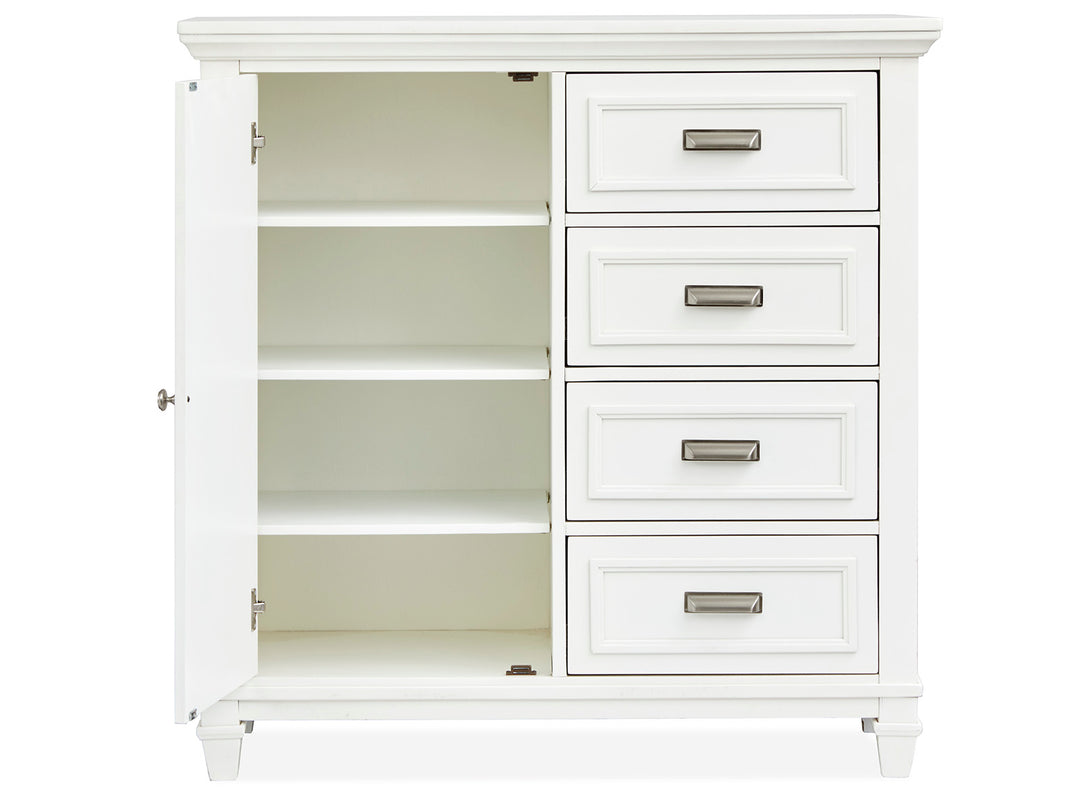 Charleston White Dove White Door Chest - B5611-13WH