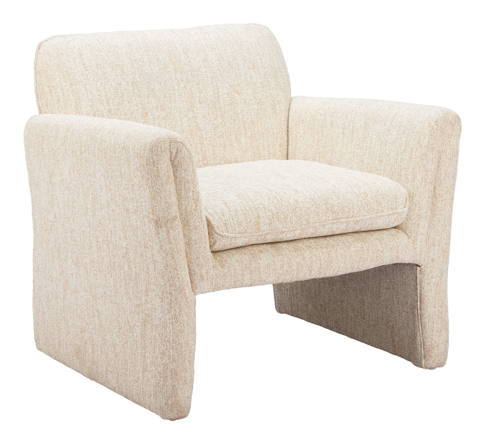 Zuo Dobra Accent Chair Oatmeal Beige ACCENT + LOUNGE CHAIRS