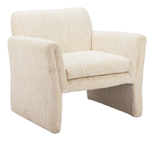 Zuo Dobra Accent Chair Oatmeal Beige ACCENT + LOUNGE CHAIRS