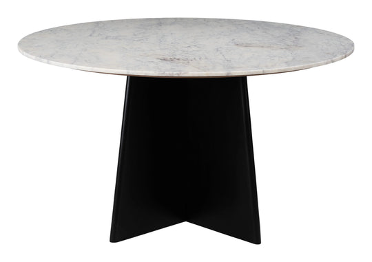 Zuo Strela Dining Table White & Black DINING TABLES