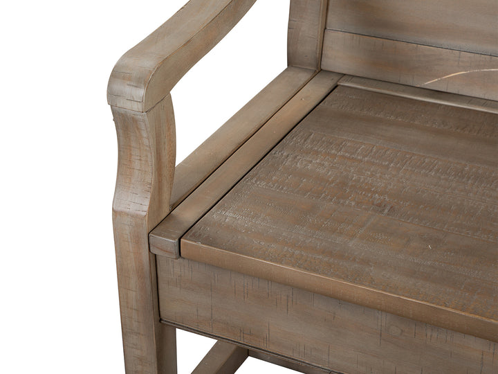 Paxton Place Dovetail Grey Bench - D4805-79