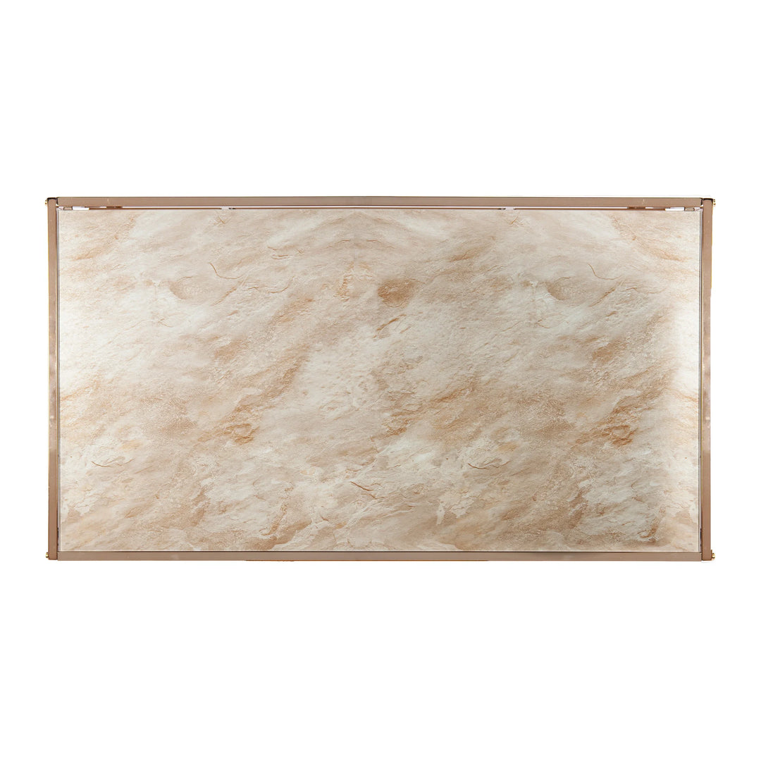 Simondley Faux Marble Cocktail Table - AmericanHomeFurniture