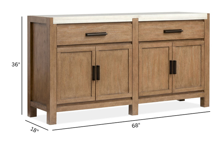 Plum Creek Sierra Brown Sideboard - D5768-12