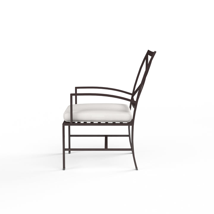 American Home Furniture | Sunset West - La Jolla Dining Chair in Canvas Flax w/ Self Welt