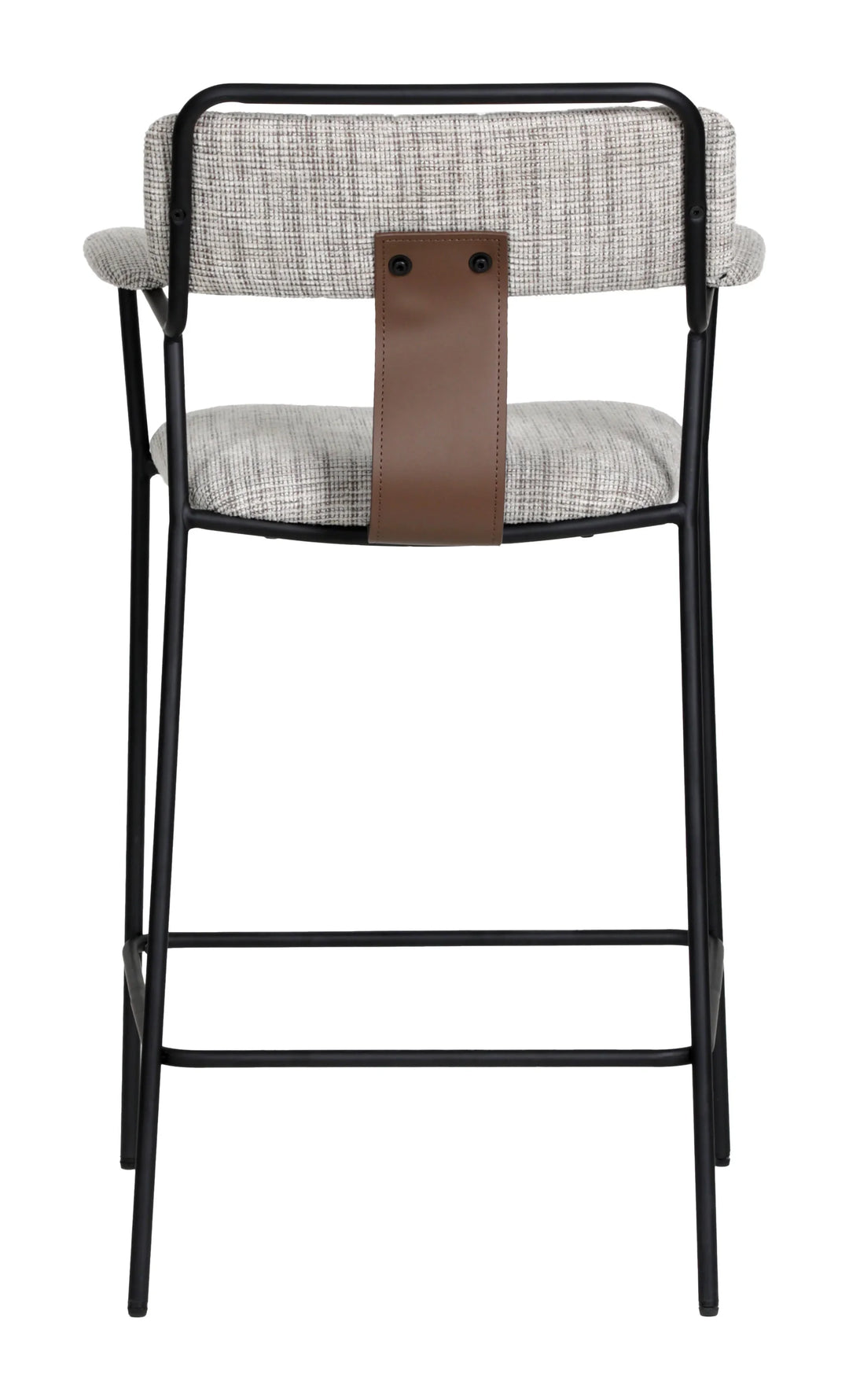 Couva Counter Stool (Set of 2) Gray Tweed - AmericanHomeFurniture