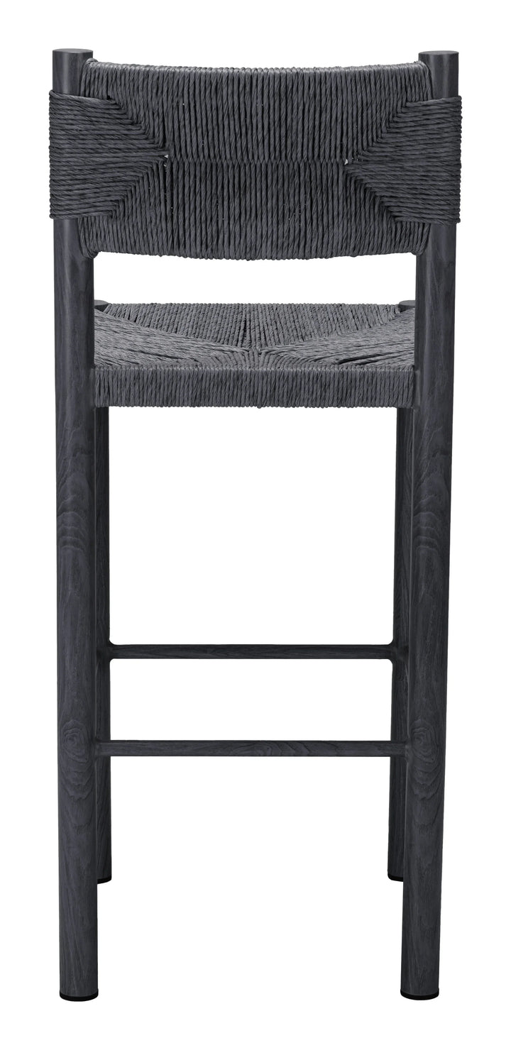 Iska Barstool (Set of 2) Black - AmericanHomeFurniture