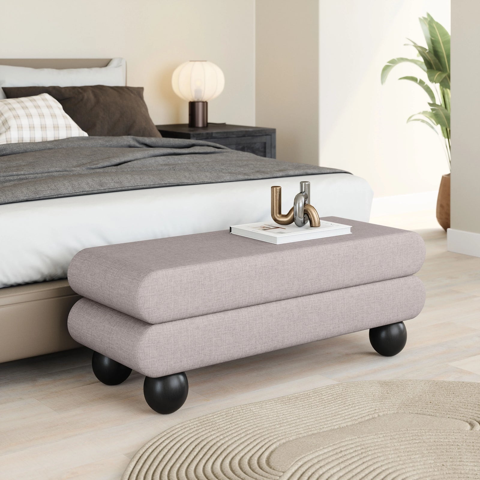 Zuo Davao Bench Gray BENCHES