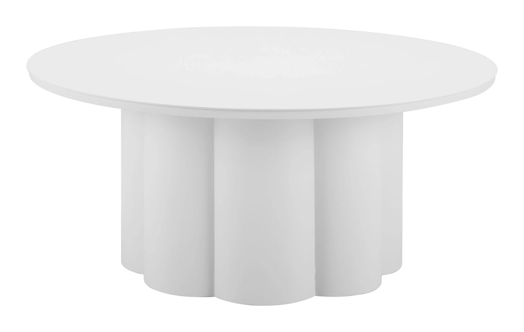 Palmier Coffee Table White - AmericanHomeFurniture