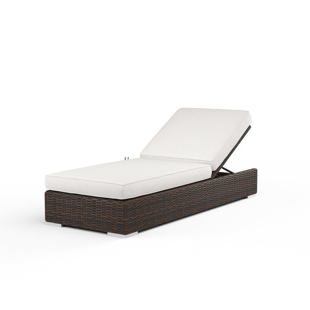 American Home Furniture | Sunset West - Montecito Adjustable Chaise in Canvas Flax w/ Self Welt