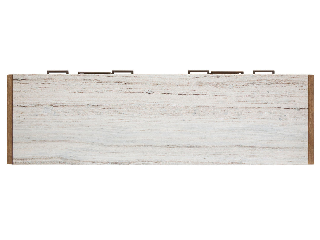 Plum Creek Sierra Brown Drawer Dresser With Landscape Mirror - B5768-2040