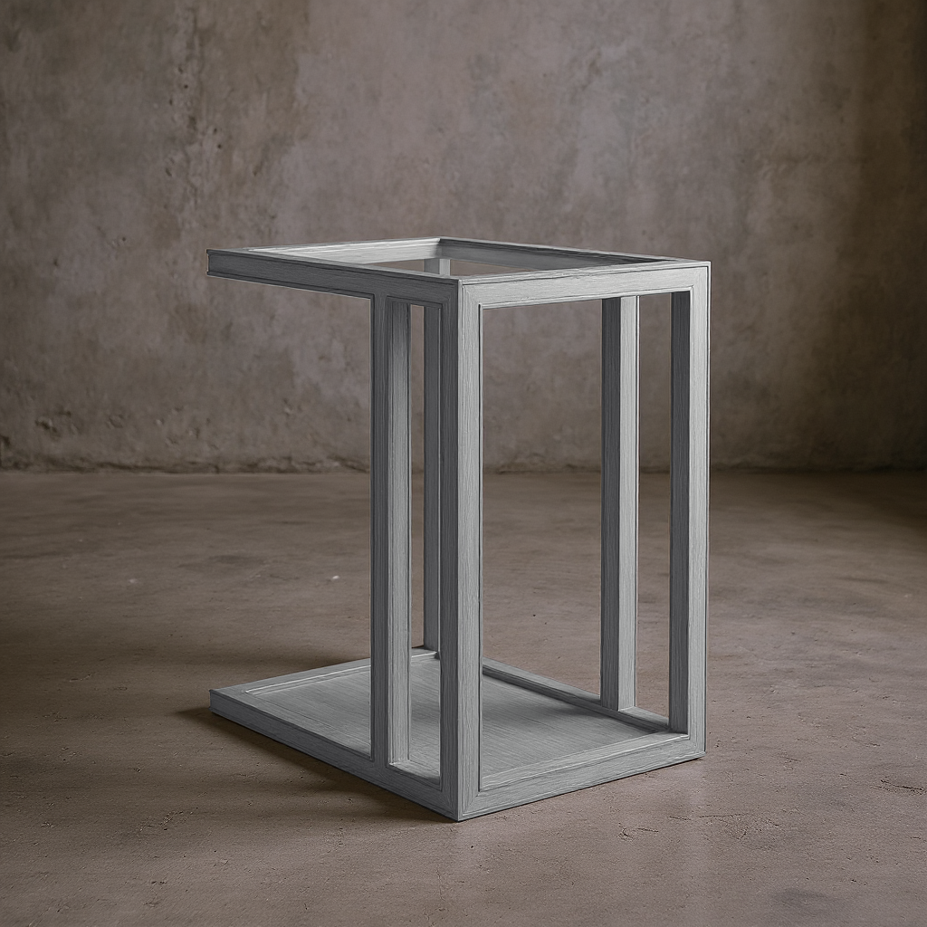 Glaze Small Table-Vintage Blue