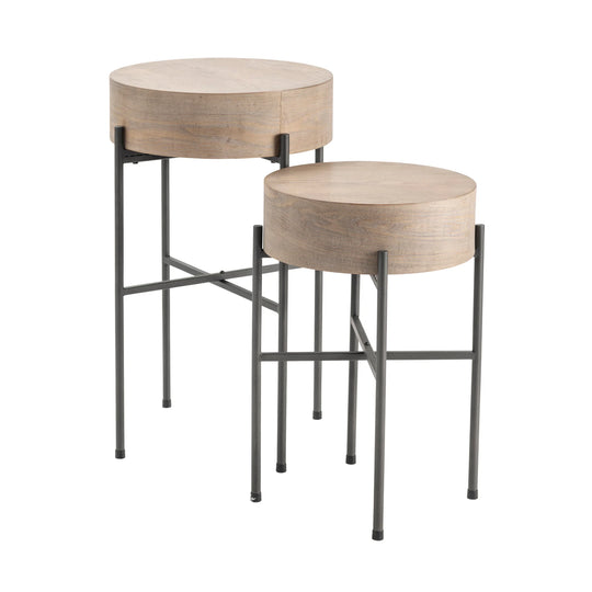 Crestview Collection 2 Piece Normandy Accent Table Set ACCENT TABLES