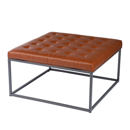 SEI Furniture Ciarin Upholstered Cocktail Ottoman OTTOMANS, POUFS, + STOOLS