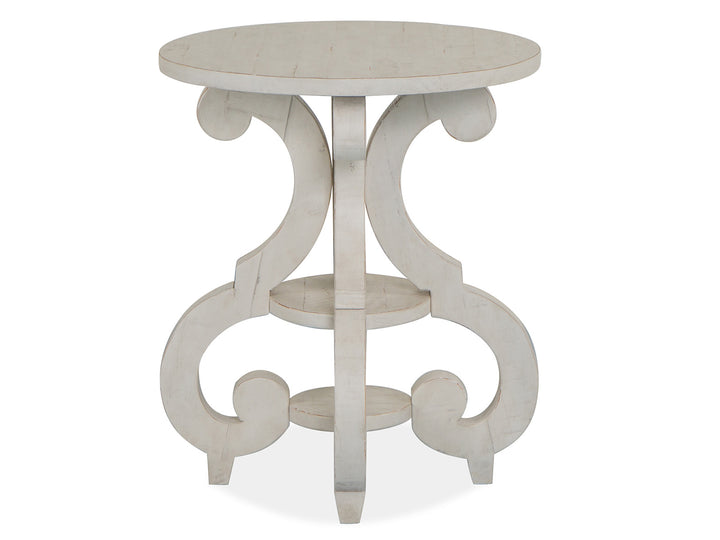 Bronwyn Alabaster Round Accent Table - T4436-35