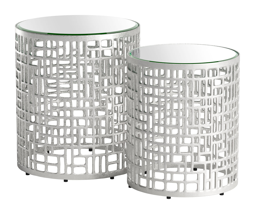 Reden Side Table Set (2-Piece) Silver - 110153