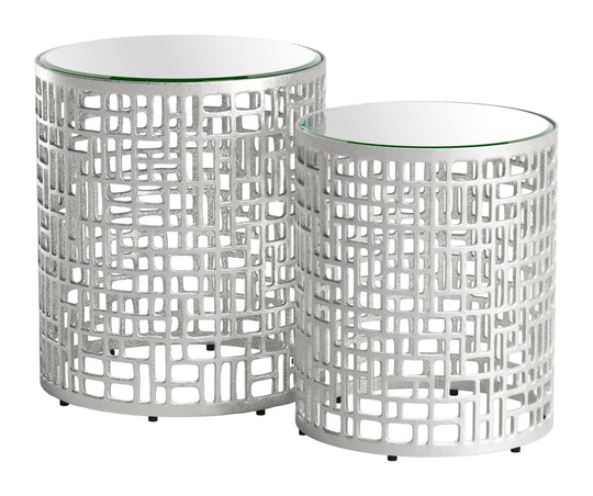 Reden Side Table Set (2-Piece) Silver - 110153