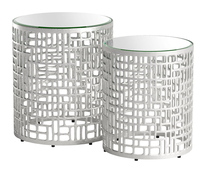 Reden Side Table Set (2-Piece) Silver - 110153