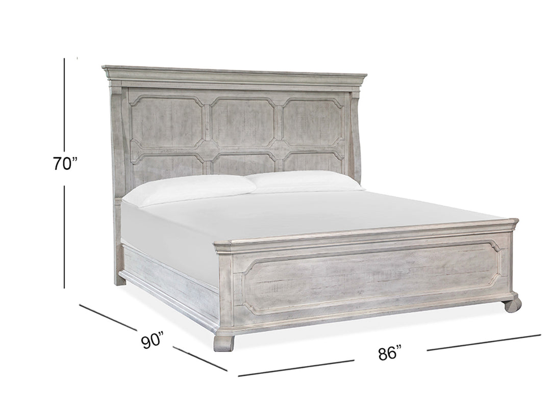 Bronwyn Alabaster King Panel Bed - B4436-64