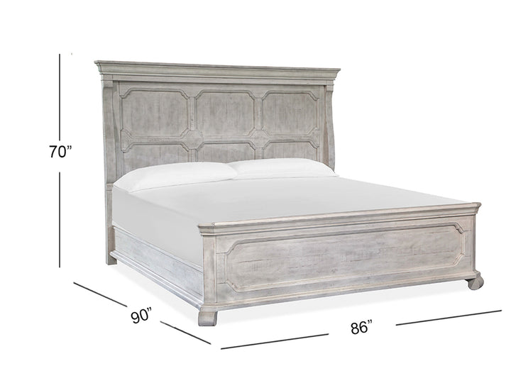 Bronwyn Alabaster King Panel Bed - B4436-64