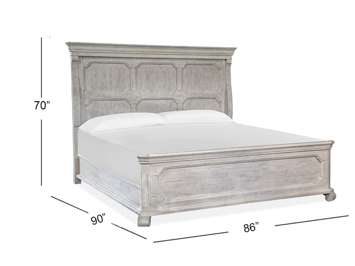 Bronwyn Alabaster Panel Bed