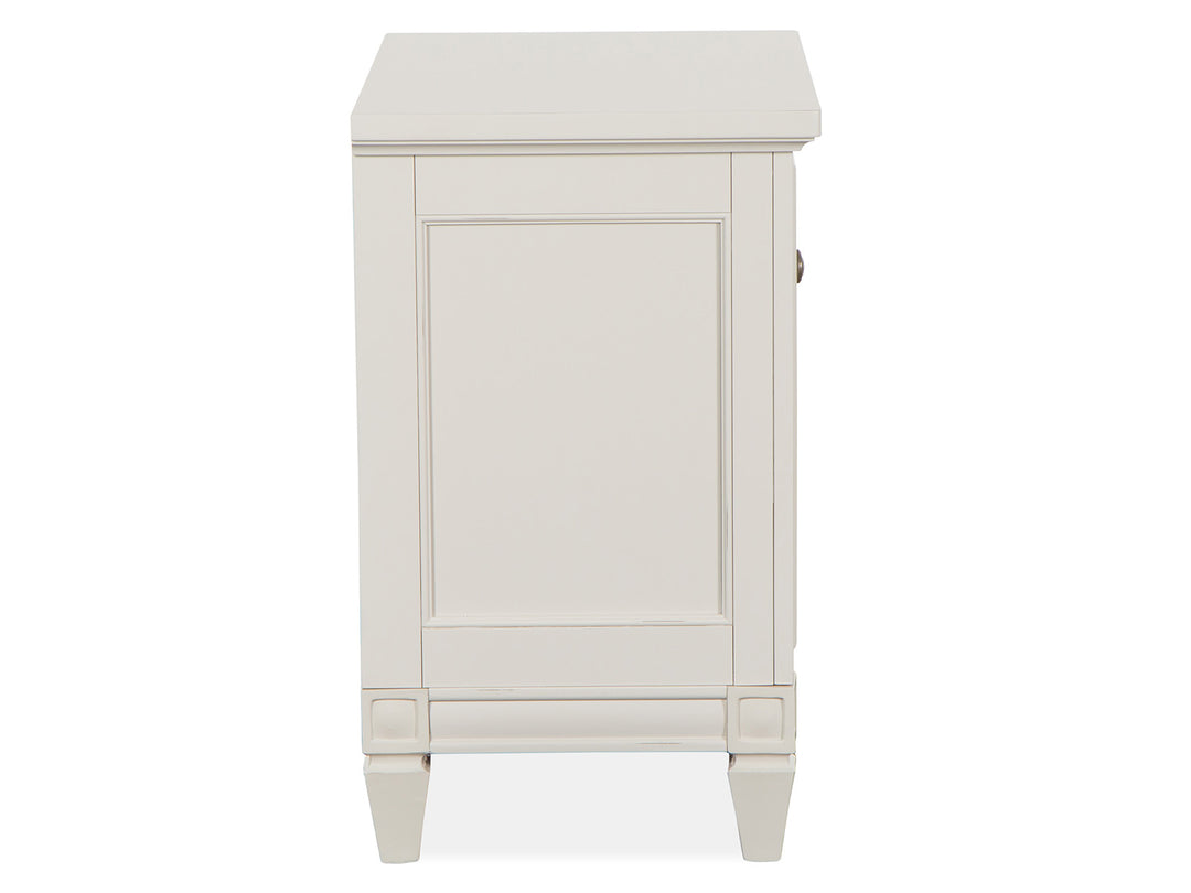 Willowbrook Egg Shell White Drawer Nightstand - B5324-01
