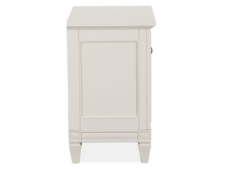 Willowbrook Egg Shell White Drawer Nightstand - B5324-01
