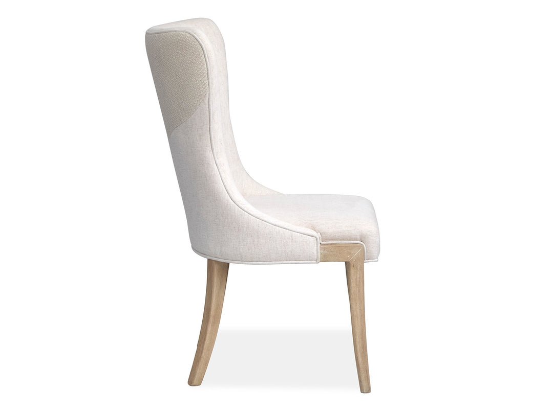 Sunset Cove Sanibel Brown Upholstered Host Chair - Set of 2 - D5783-66