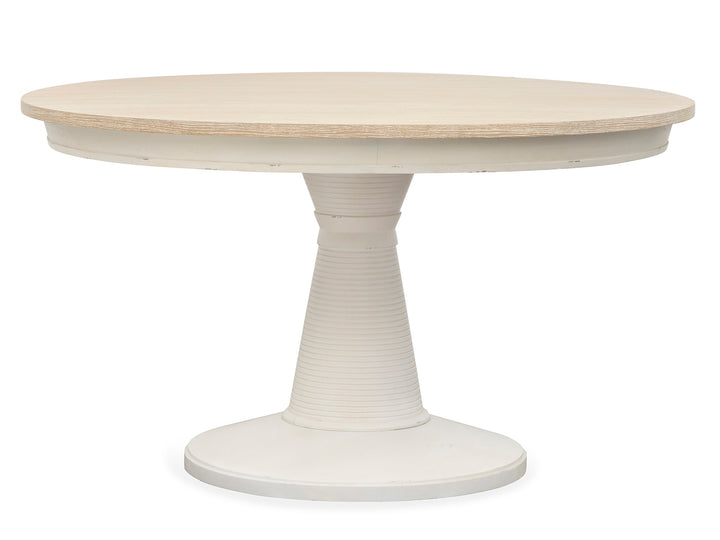 Echo Isles Sea Pearl And Driftwood Extendable 54" Round Dining Table - D6310-24