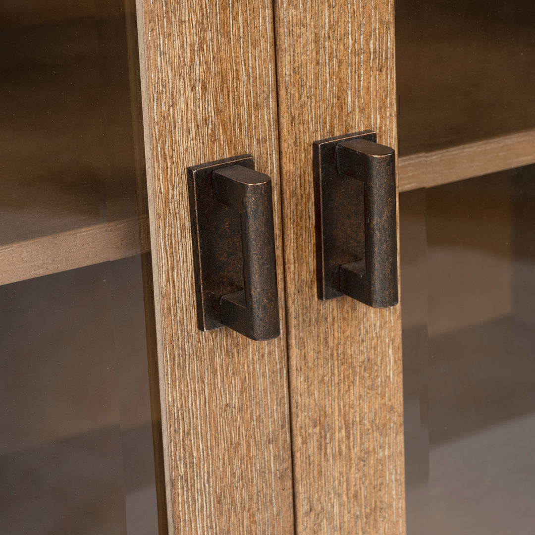 Plum Creek Sierra Brown Display Cabinet - D5768-08