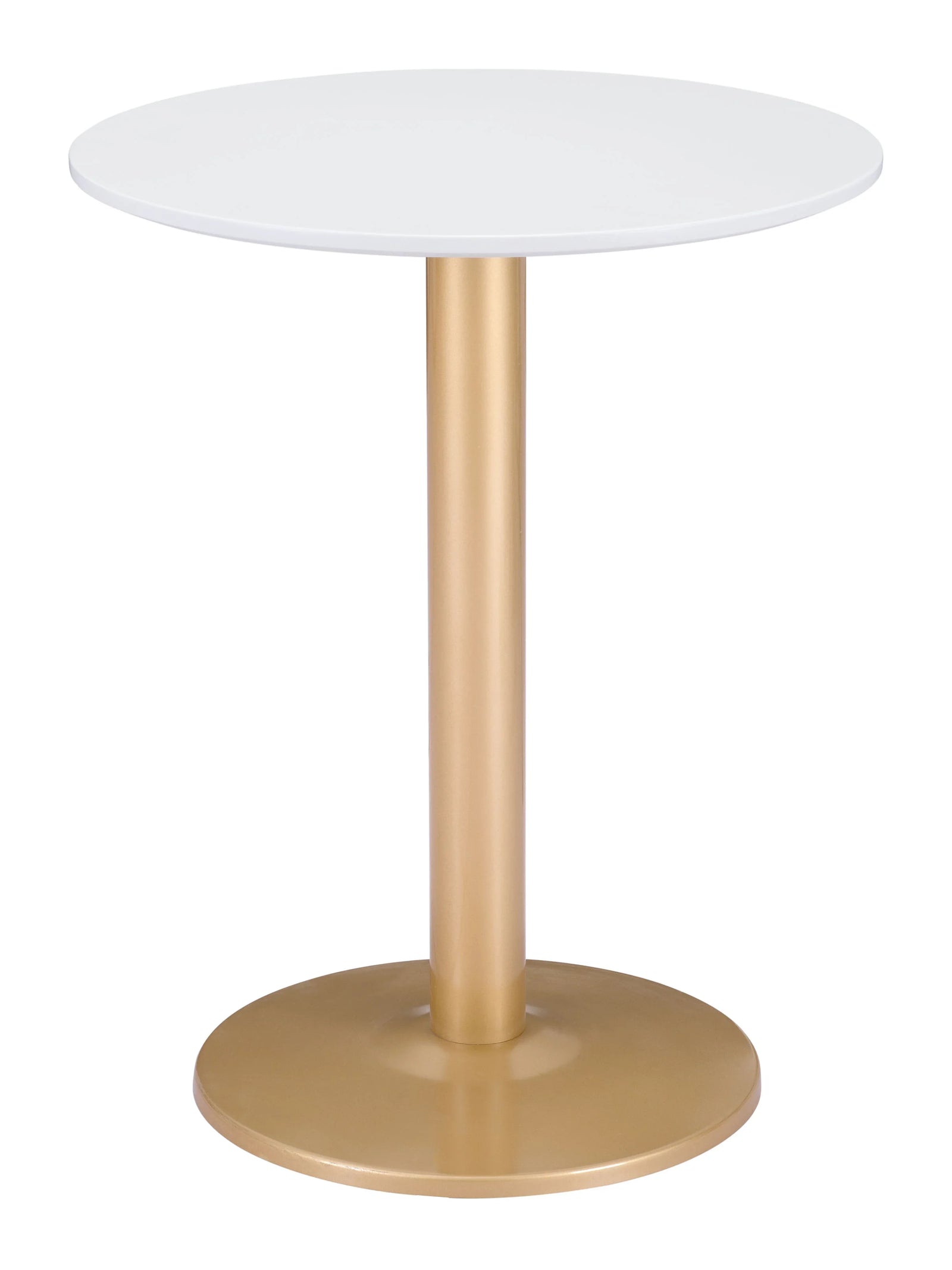 Zuo Alto Bistro Table White & Gold DINING TABLES