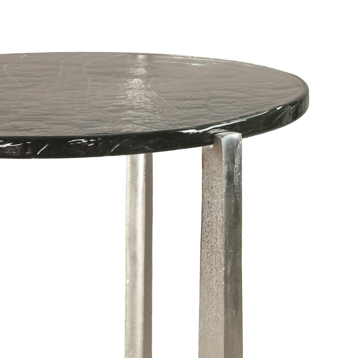 Olea Side Table Silver - 110956