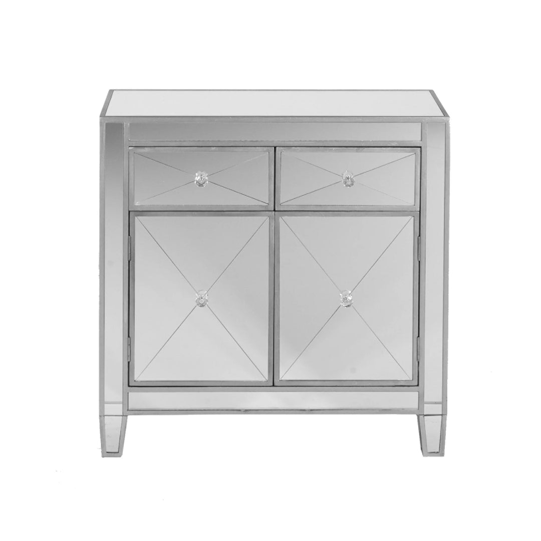 Mirage Mirrored Accent Cabinet - AmericanHomeFurniture