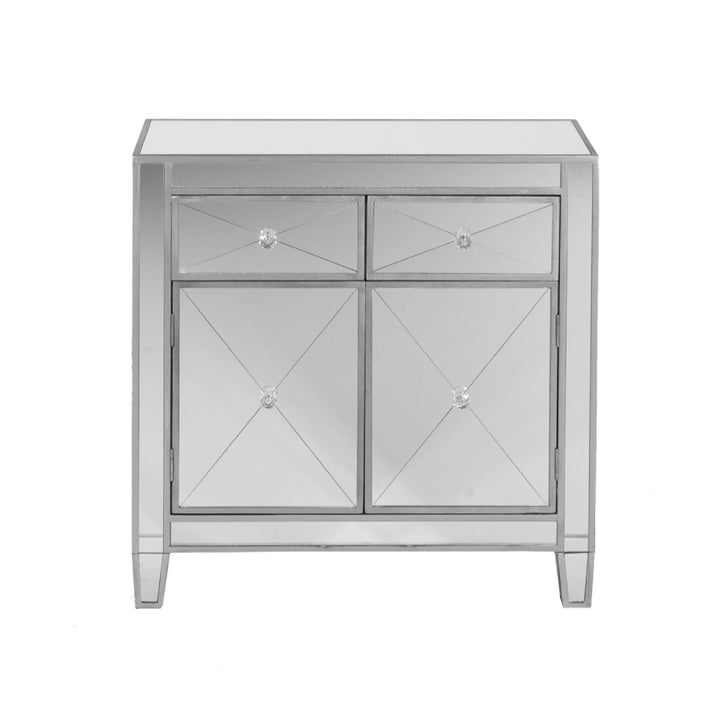 Mirage Mirrored Accent Cabinet - AmericanHomeFurniture