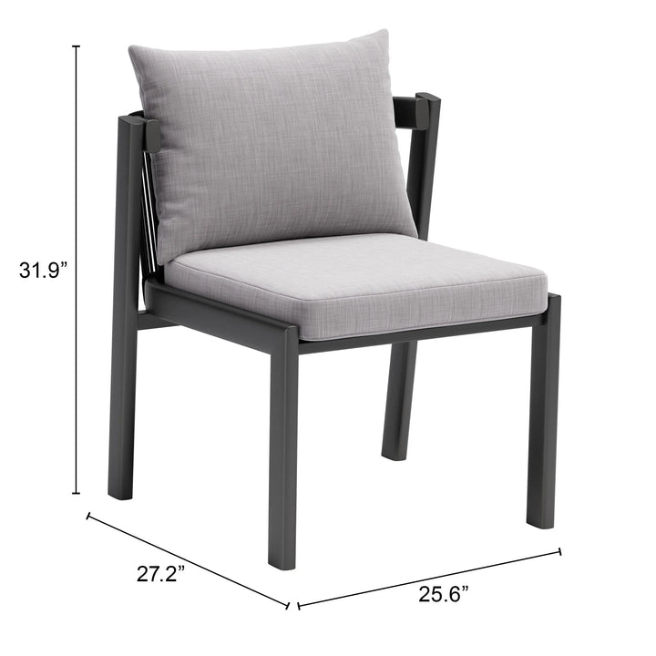 Horizon Dining Chair (Set of 2) Gray - AmericanHomeFurniture