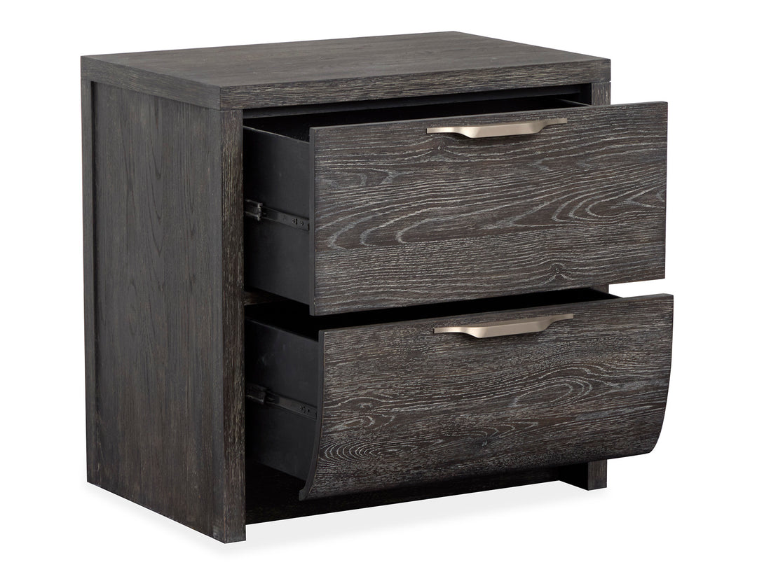 Kinsley Black Heron Drawer Nightstand - B5890-01