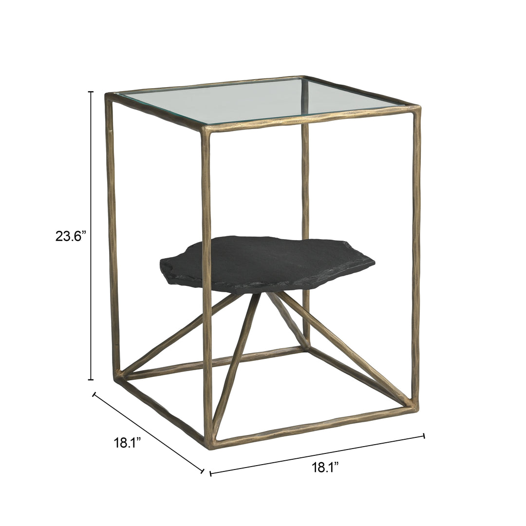 Ranol Side Table Brass - 110601