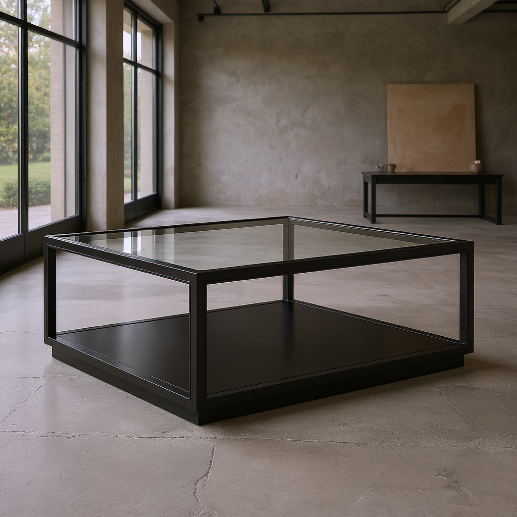 Glaze Sq Cktl Table-Onyx