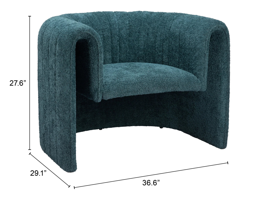 Viana Accent Chair Aquamarine - AmericanHomeFurniture