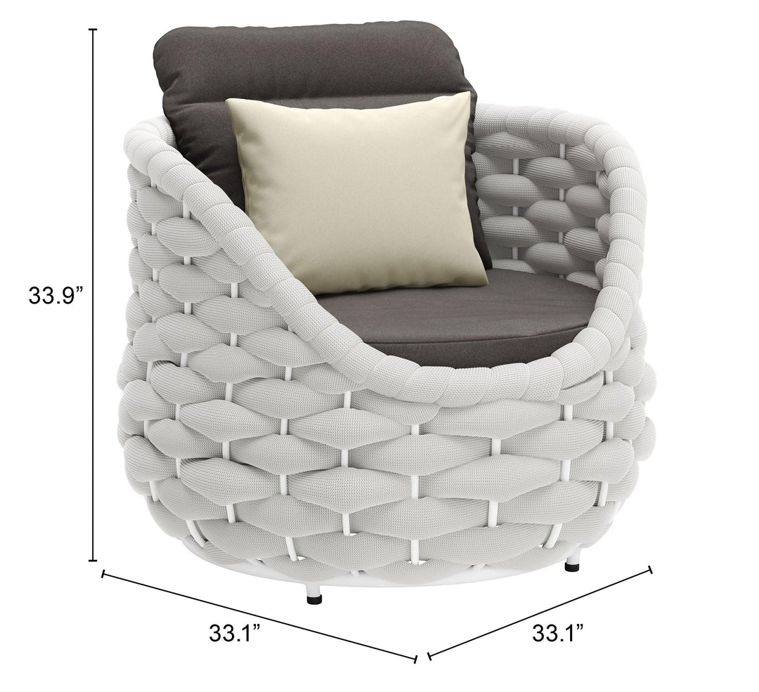 Coral Reef Accent Chair Gray - AmericanHomeFurniture