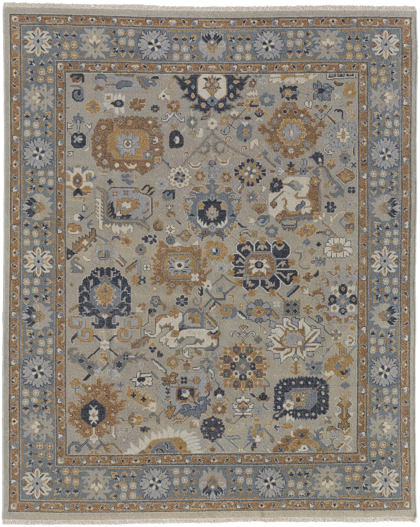 Rectangle/Blue-Brown