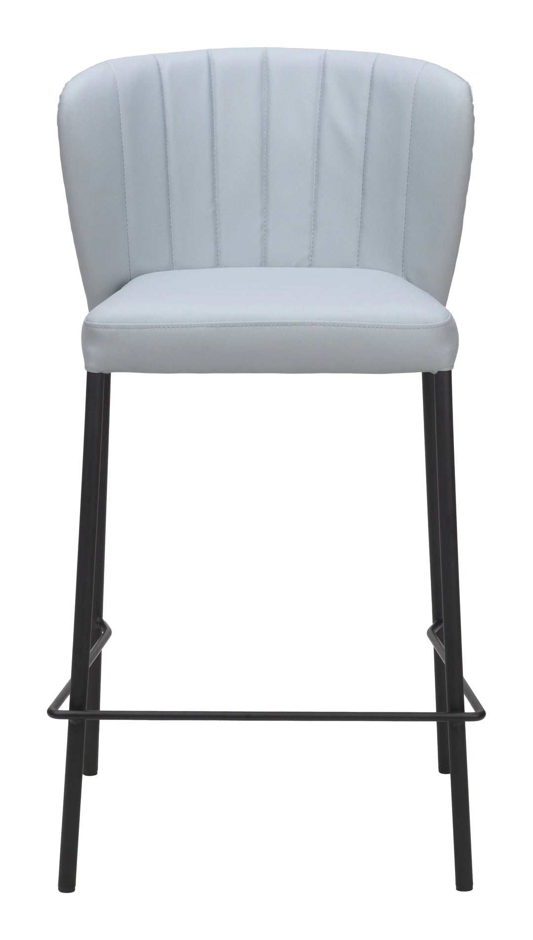 Linz Counter Stool (Set of 2) Gray - AmericanHomeFurniture