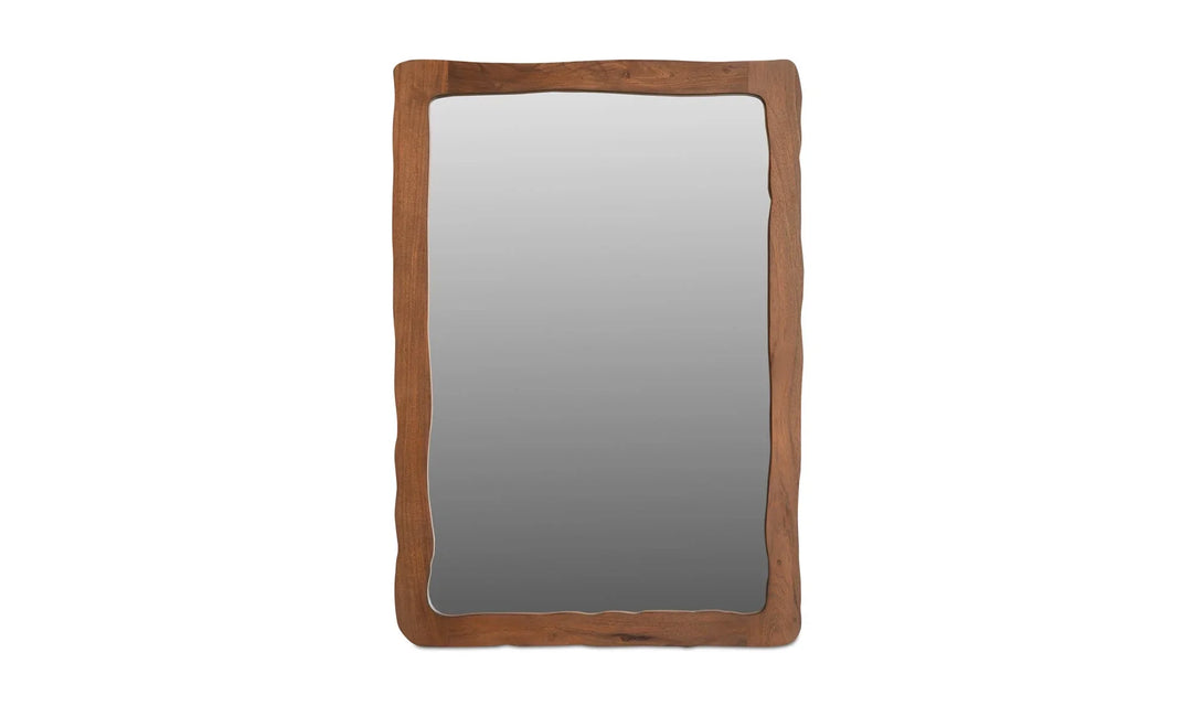 Ellis Small Mirror Brown - AmericanHomeFurniture