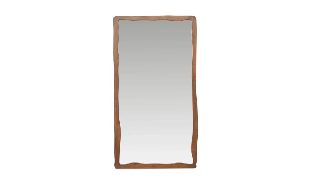 Ellis Large Mirror Brown - AmericanHomeFurniture