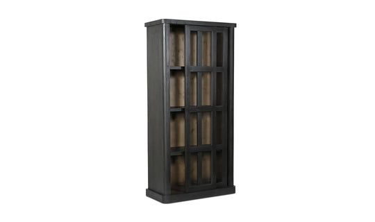 Moe's Home Collection - Mona Tall Cabinet Black - BB-1025-02 | American Home Furniture