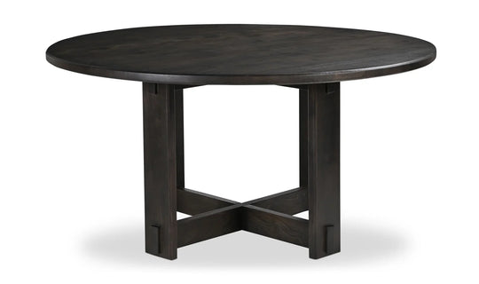 Moe's Home Collection - Glenn Round Dining Table Dark Brown - BB-1027-20-0 | American Home Furniture