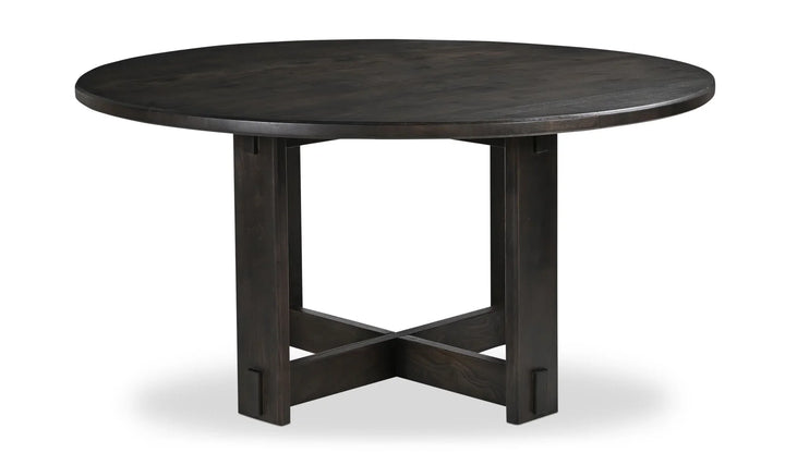 Moe's Home Collection - Glenn Round Dining Table Dark Brown - BB-1027-20-0 | American Home Furniture