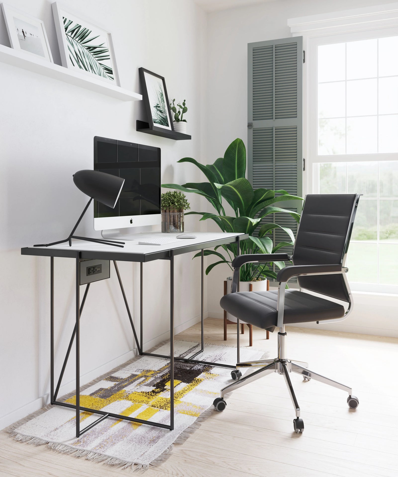 Zuo Liderato Office Chair Black OFFICE CHAIRS
