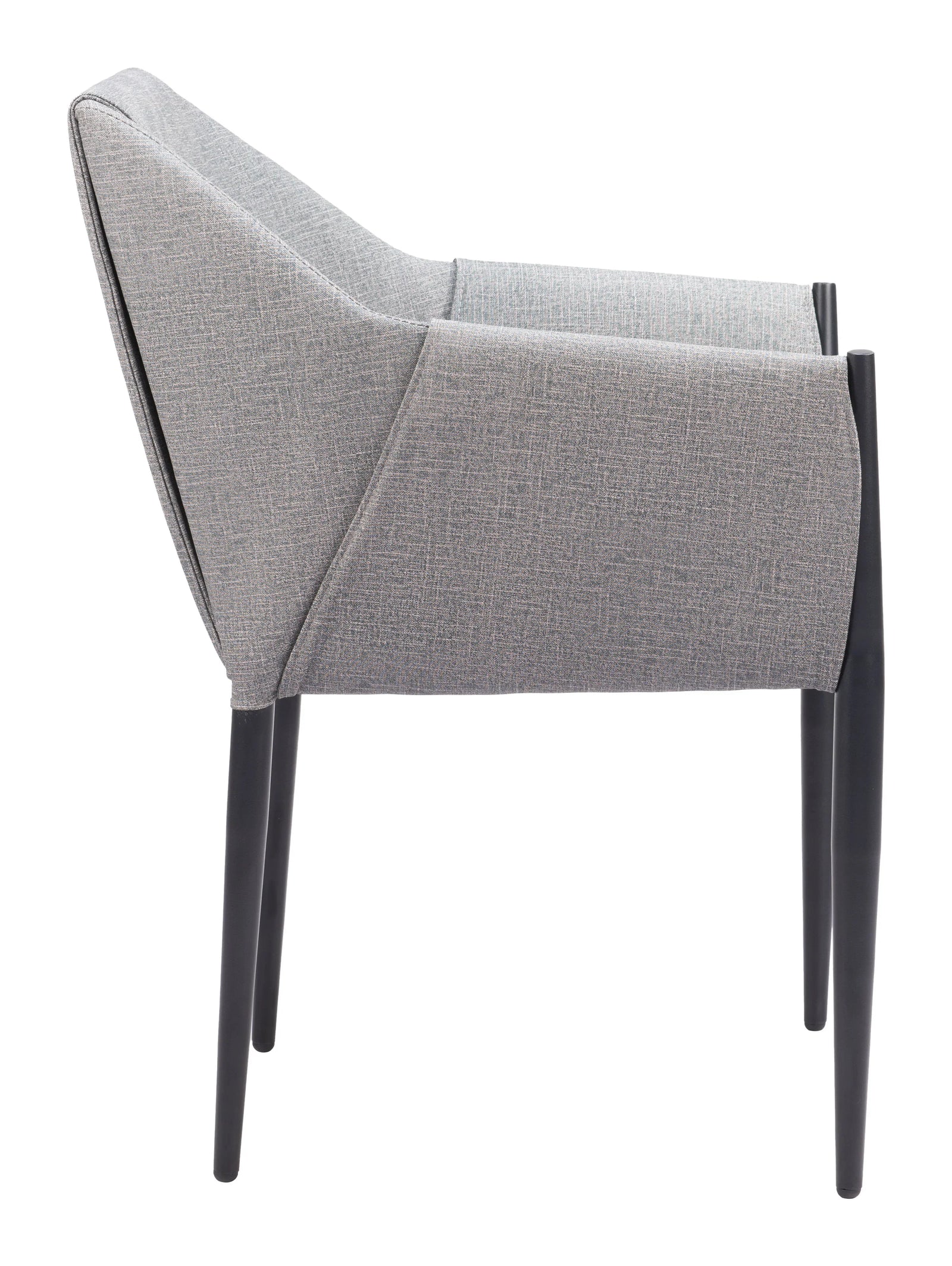 Zuo Andover Dining Chair (Set of 2) Slate Gray DINING CHAIRS
