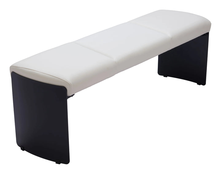 Mur Bench White - AmericanHomeFurniture
