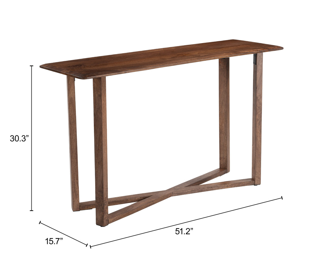 Macaria Console Table Walnut - 111170